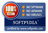 100%
<small>CLEAN</small> award granted by Softpedia.