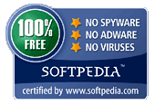 100% Free - No Spyware - No AdWare - No Viruses - Certified by Softpedia.com