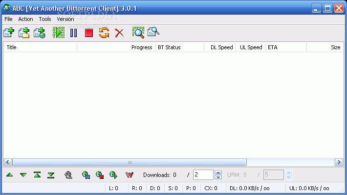 ABC is a Bittorrent p2p network client bit torrent peer-to-peer file distribution