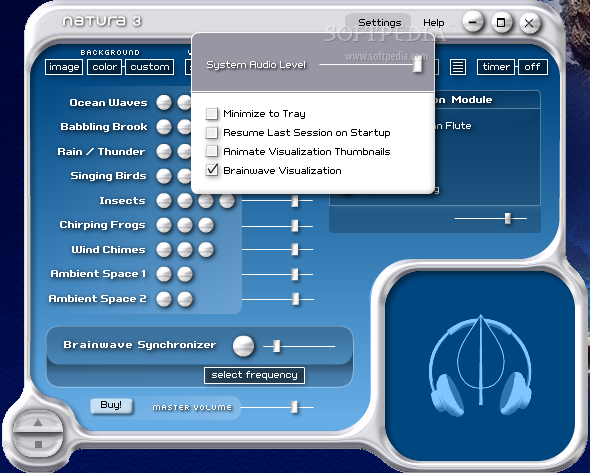 NATURA Sound Therapy Screenshot