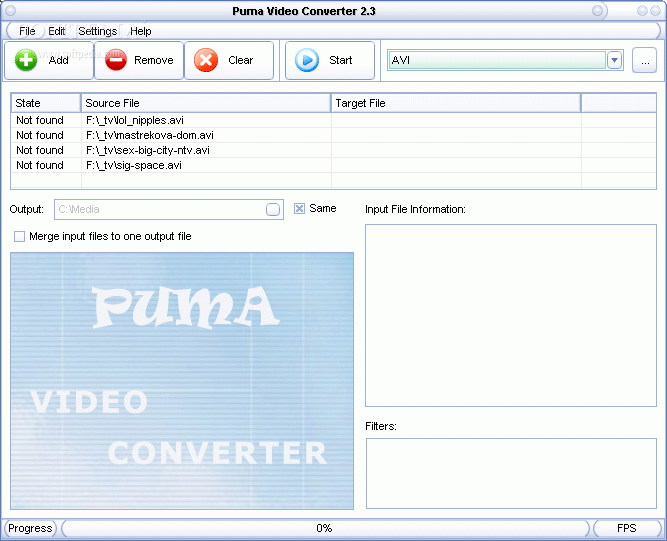 puma video converter