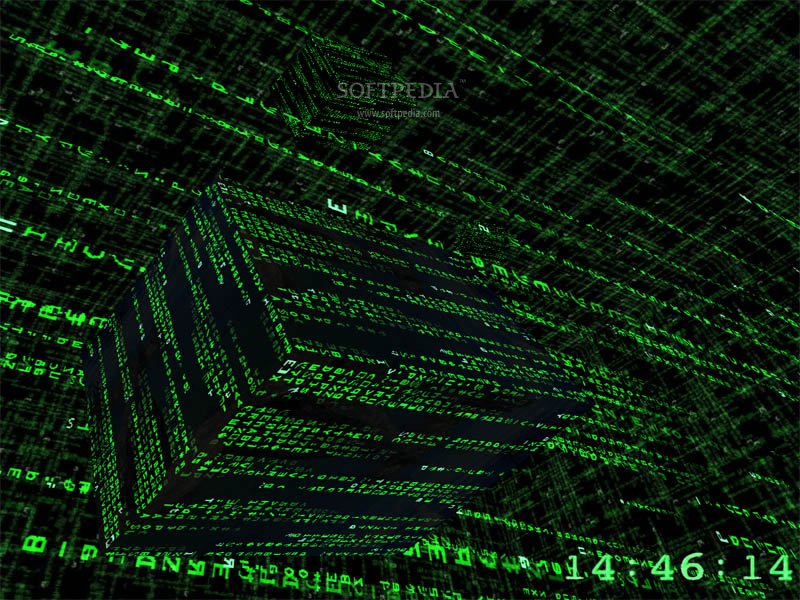 3D Matrix Screensaver: Inside the Matrix screenshot 2