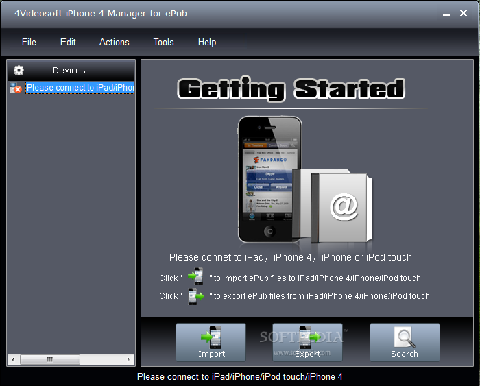 4Videosoft iPhone 4 Manager for ePub 3.3.38