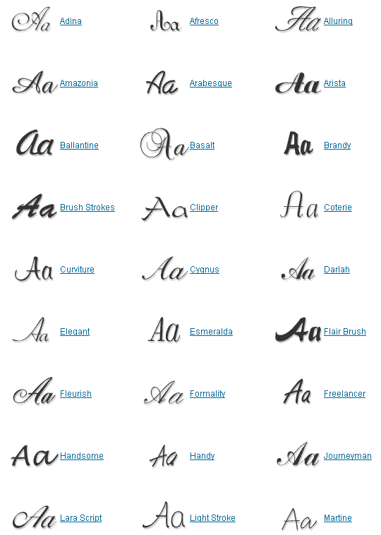 cool handwritten fonts