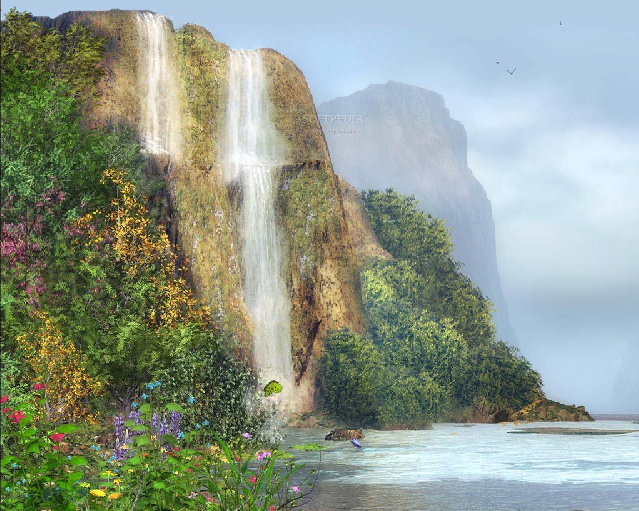 Download this Animated Waterfall Screensaver picture
