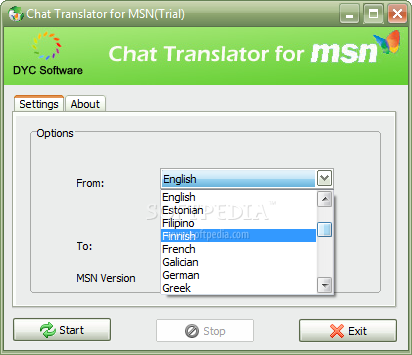 Chat Translator for MSN 2.8.3.1