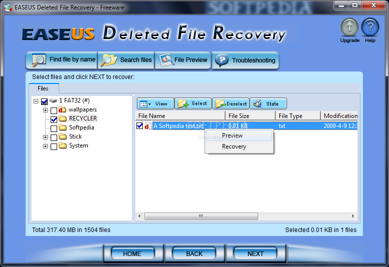 free recovery software for deleted files from hard disk