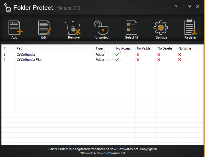 Folder Protect 1.8.5