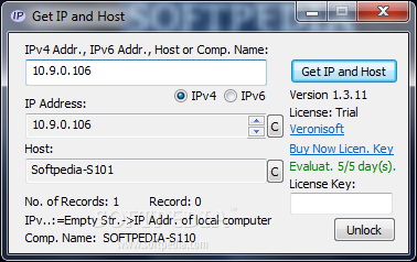 Get IP and Host 1.3.5