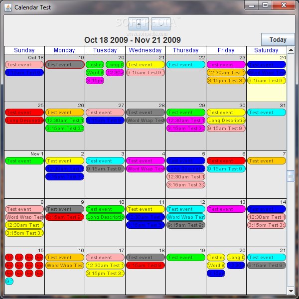 Java Calendar Program