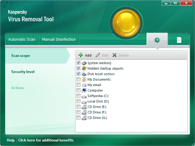 Kaspersky Virus Removal Tool screenshot 6