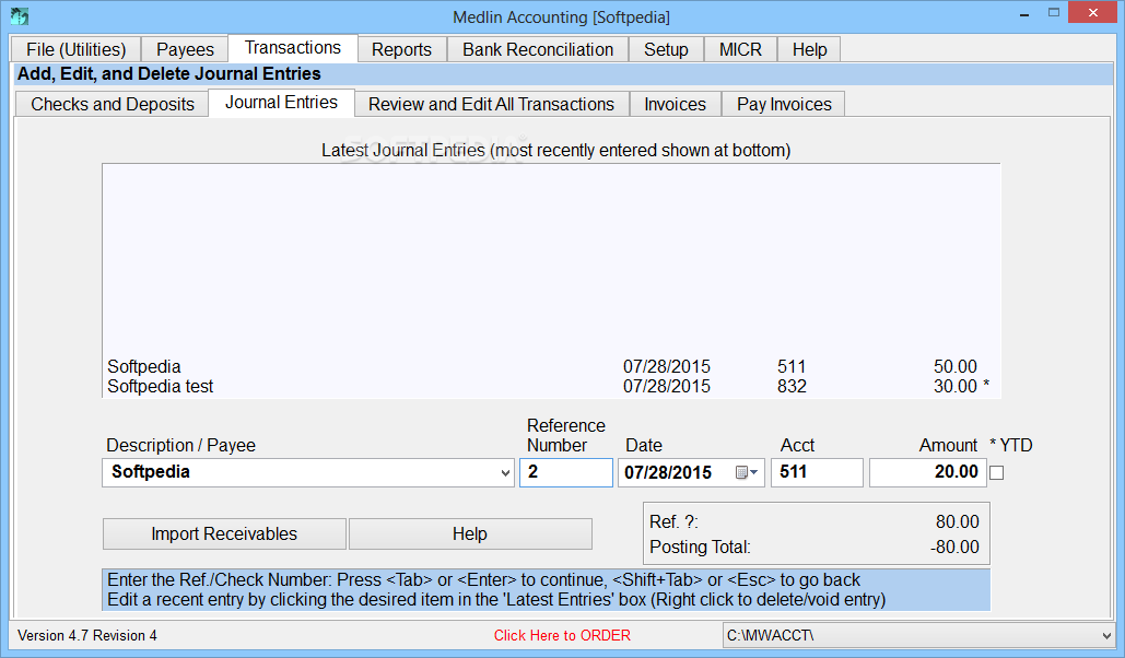 Medlin Accounting screenshot 1