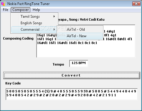 Nokia Fast RingTone Tuner screenshot 1