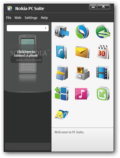 Nokia PC Suite screenshot 1