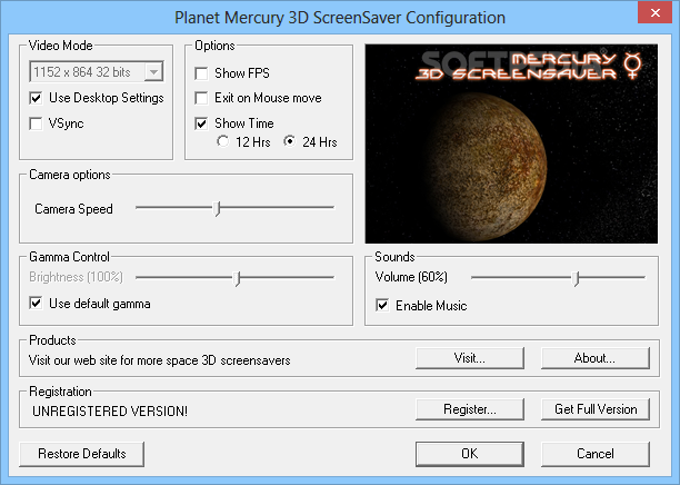 planet mercury 3d