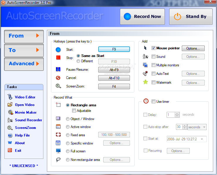 Portable AutoScreenRecorder Pro 3.0.325