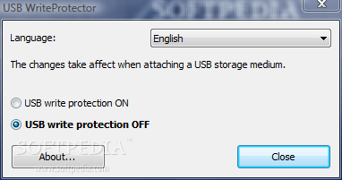 SoftPedia-USB Write Protector