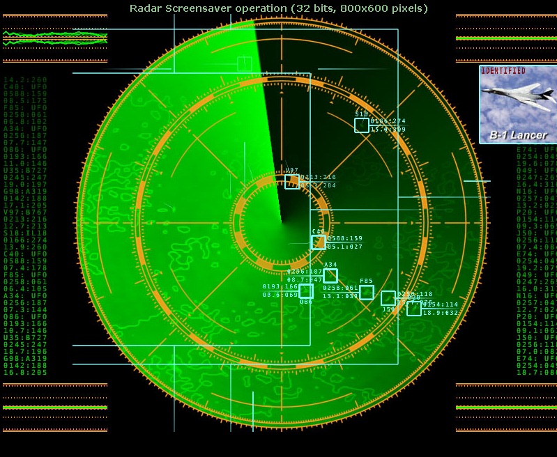 Computer Radar Screen Screensaver