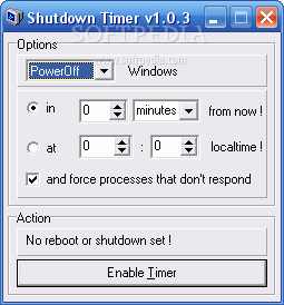الرهيب XP Remote Timer 1.0 لغلق الجهاز بوقت معين و عن بعد دون أن تكون أمام الجهاز
