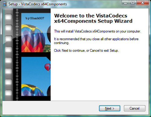 VistaCodecs x64Components 1.5.7