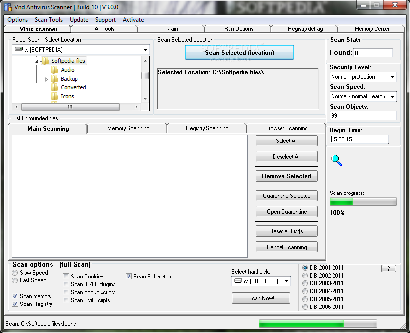 Vnd Hard Disk Scanner And Registry Scanner screenshot 1