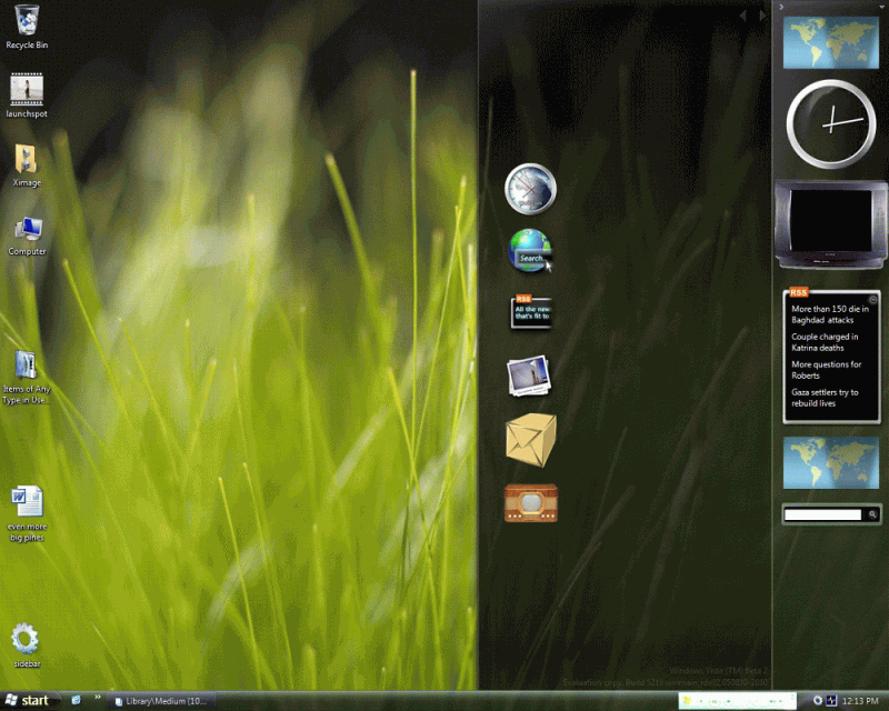 Windows Vista screenshot 1