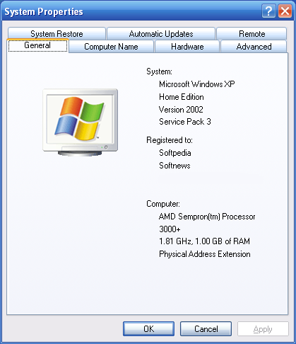 pacchetto 3 del servizio di aggiornamento di windows xp